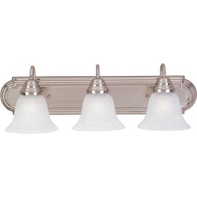 Maxim Lighting Essentials - 801x 3 - Light Vanity in  Satin Nickel