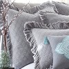 Grey Stonewashed Euro Sham Set of 2 - Grey - Levtex Home - 2 of 3