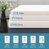Vipbear Memory Foam Mattress Topper Queen 2 Inch, Breathable Bed Topper with Removable Cover, High-Density Mattress Pad for Pain Relief, No Smell - 3 of 4