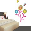 Slickblue Dancing Sunflowers Large Wall Decals 19.5"x27.0" – Bright and Cheerful Vinyl Stickers for Living Room - 3 of 3