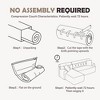 104.7'' Chenille L-Shaped Modular Sectional Sofa with High-Density Sponge, No-Assembly Couch - 4 of 4