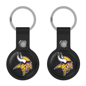 Keyscaper NFL NFC Teams Insignia Black Airtag Holder 2-Pack - 1 of 4