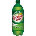 Canada Dry Ginger Ale Soda - 1L (33.8 fl oz) Bottle
