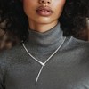 Ross-Simons Italian Sterling Silver Adjustable Snake Necklace - 2 of 4
