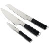Babish High-Carbon 1.4116 German Steel 3-Piece Cutlery Set (Chef Knife, Bread Knife, & Pairing Knife) w/Knife Roll - 2 of 3