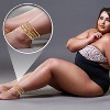 Large Anklets for Women Large Ankle, 14K Real Gold Dainty Anklets for Women Waterproof - 4 of 4