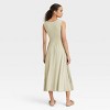 Women's Knit Ballet Midi Shift Dress - A New Day™ - 2 of 3