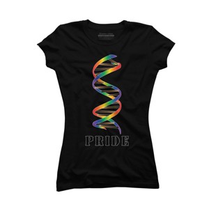 Adult Design By Humans DNA Rainbow Pride By T-Shirt - 1 of 2