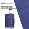 Hardshell Luggage Sets 3 Piece With Tsa Lock And 360 Degree Double Spinner Wheels Pp Lightweight Durable Hand Luggage (20"/24"/28") - 2 of 4