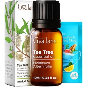 Gya Labs Australian Tea Tree Essential Oil for Skin - 0.34 Fl Oz - Melaleuca Tea Tree Oil for Hair - 1 of 4