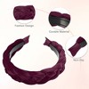 Unique Bargains Non-slip Fashion Solid Wide Headbands 1.18" - 4 of 4