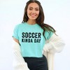 Simply Sage Market Women's Soccer Kinda Day Short Sleeve Garment Dyed Tee - 3 of 4
