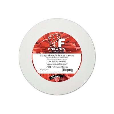 Fredrix Round Stretched Canvas