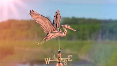 Colonial Homestead Polished Copper Galloping Horse Weathervane - 24"L