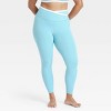 Women's Everyday Soft High-Rise Piped V-Waistband 7/8 Leggings - All In Motion™ - 3 of 4