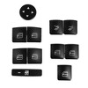 Unique Bargains Front Rear Left Right Door Armrest Window Switch Button Cover for Mercedes-Benz E550 2010-2015 Black - 3 of 4