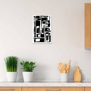 iCanvas Elongated Modern and Abstract Shapes by Statement Goods Canvas Print Wall Art - 1 of 3