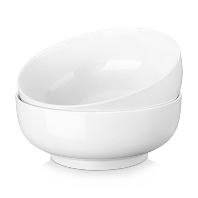 vancasso 2 Pieces Of Bowl, Durable Porcelain, White Set, Round Bowl,,Service For 2 People
