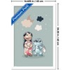 Trends International Disney Lilo and Stitch: Starry-Eyed - Clouds and Moon Framed Wall Poster Prints - 3 of 4