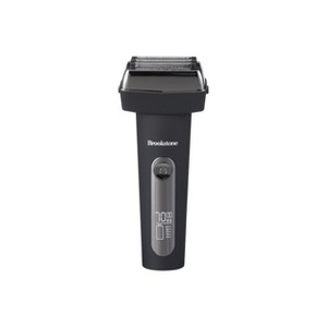 Brookstone - 5 Blade Foil Shaver, Rechargeable Electric Razor Designed for a Smooth Shave, Compact and Travel-Friendly Use - 1 of 3