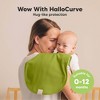 KeaBabies 4pk Hallo Baby Burp Cloths, Organic Cotton Burp Cloth for Girls, Boys, Soft & Absorbent Burping Cloths - 3 of 4
