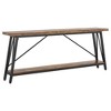 Resenkos Console Table, Sofa Table, 70.9" Console Table, Extra Long Sofa Table Behind Couch,Dark Brown & Black - 3 of 4
