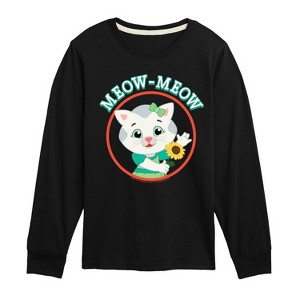 Boys' - Daniel Tiger - Meow Meow Katerina Kittycat Long Sleeve Graphic T-Shirt - 1 of 3