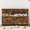 47.2"  Storage Chest, Wooden Storage Bench with Safety Hinge, Easy Assembly, Large Toy Chest for Entryway, Living Room, Bedroom - 3 of 4