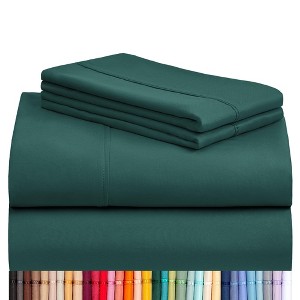 LuxClub 4-5 PC Silky Soft Cooling Deep Pocket Performance Sheet Set - 1 of 4
