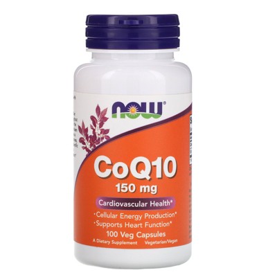 Now Foods CoQ10, 150 mg, 100 Veg Capsules, Dietary Supplements