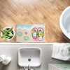 Stupell Industries Flip Flops On Beach Shore Printed Plush Bath Mat And Bath Rug, Design By Audrey Jeanne Roberts, 18"X30" - 3 of 4