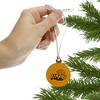 Arkansas at Pine Bluff Secondary Logo Mini Small Tiny Wood Christmas Tree Holiday Ornament - image 2 of 4