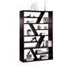 Israel Contemporary Wood Bookcase in Espresso - Furniture of America - 2 of 4