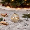 TopComfy Decorative Holiday Scene Props 3 Pack Hanging Ornament Festive Ball Decor Christmas Tree Decoratian for Holiday Party, Beige, 12"*9"*7" - 4 of 4