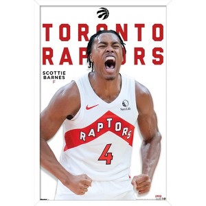 Trends International NBA Toronto Raptors - Scottie Barnes Feature Series 25 Framed Wall Poster Prints - 1 of 4