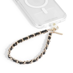 Case-Mate Phone Strap Beaded Wristlet - Gold/Black - 1 of 4