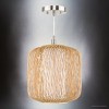 Urban Ambiance Luxury Natural Indoor Pendant,  14''H x 10"W x 10''D,  Natural Rattan Finish, UHP4530 - 3 of 4