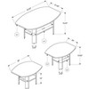 Monarch Specialties Table Set 3Pcs Set Coffee End Side Accent Living Room Laminate Brown Transitional - 4 of 4