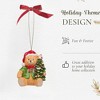 Spode Christmas Tree Teddy Bear Ornament - 3.5" - 4 of 4