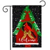 Briarwood Lane Winter Birdhouse Burlap Welcome Garden Flag Cardin - 2 of 4