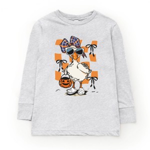 The Juniper Shop Halloween Goose Youth Long Sleeve Tee - 1 of 4