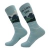 Crazy Dog Men's On Lake Time Socks Funny Sarcastic Vacation Graphic Novelty Footwear for Men - 2 of 4