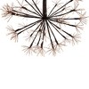 Northlight 12" Pre-Lit LED Brown Christmas Ball Decoration - Warm White Lights - 2 of 4
