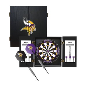 NFL Minnesota Vikings Fan's Choice Dartboard Set - 1 of 4
