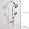 PAGED Dual Shower Head Luxury Shower Faucet Set with Drillless Stainless Steel Sliding Rod Assembly for Bathroom - 4 of 4