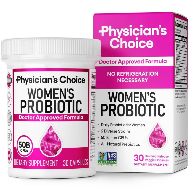 Physician's Choice 50 Billion CFU Women's Probiotic Capsules, 1 of 10