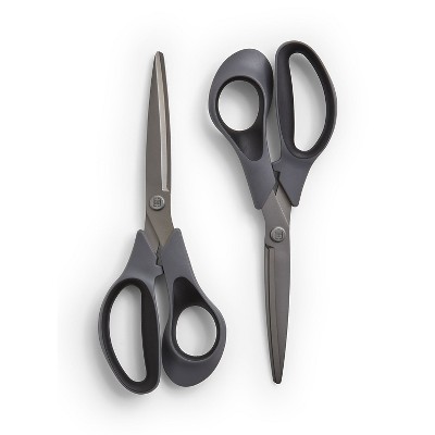 TRU RED 8" Titanium Coated Scissors Straight Handle 2/Pack (TR55023) 24380514