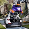 Joyfy 5 FT Long Halloween Inflatable Outdoor Decoration, Inflatable Spider with Spider Web Trunk or Treat Car Decorations for Car Outdoor Yard Decor - 4 of 4