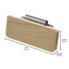 iDesign Wood Clip-On Labels for Storage Bins, Set of 3, The Rosanna Pansino Collection – 3.25” L x 2.5” W x 2.5” H, Natural - 2 of 4