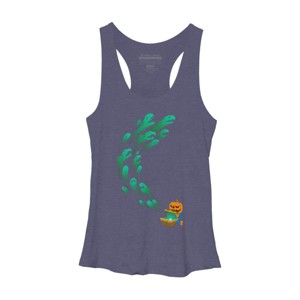 Women's Design By Humans It's time for halloween By SINDAR Racerback Tank Top - 1 of 3